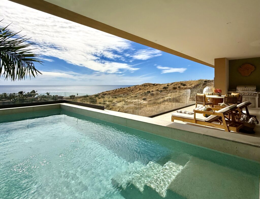 Cabo San Lucas Migaloo Designed with avant-garde Mexican architecture and infused with a boho-chic flair, Migaloo 6 is a three- story home crafted for seamless indoor-outdoor living. The top floor offers breathtaking panoramic – Calle Paseo Colinas, Cabo San Lucas, BS