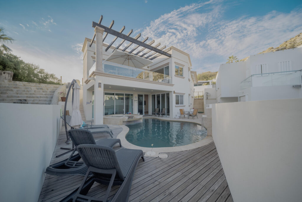 Cabo San Lucas Pedregal Csl Welcome to your cozy piece of paradise in the heart of Pedregal! This lovely 4-bedroom, 3-bathroom home is full of classic Mexican charm. Beautifully maintained, the house has a warm, cheerful energy that makes you feel right at home the moment you walk through the door.Enjoy relaxing afternoons and stunning Marina for sale